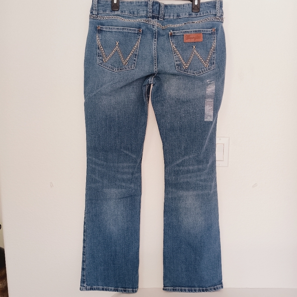 Wrangler Jeans Women's Blue Size 15‎ x 34 Retro Sadie Low Rise Bootcut 1007MWZRT - Picture 9 of 9